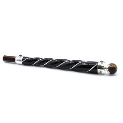 Twisted Copper Tiger Eye Healing Wand With Star22CmHandcrafted from B&Q
