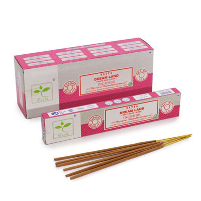 Satya Incense Dream Land 15GWhite Sage & Rose For Calm & Meditation from B&Q
