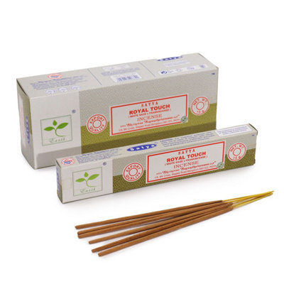 Satya Incense 15G Royal Touch White Sage & FrankincensePurifying Aromatherapy from B&Q