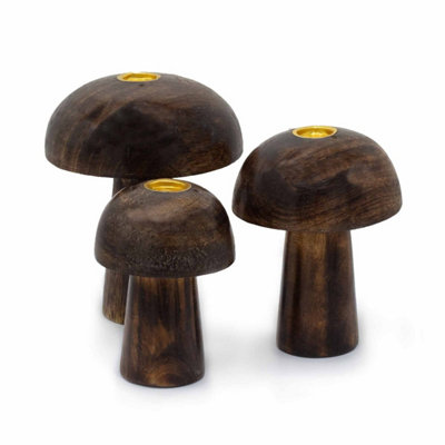  - Set Of 3 Incense Cone MushroomsElegant Meditation & Gift Decor