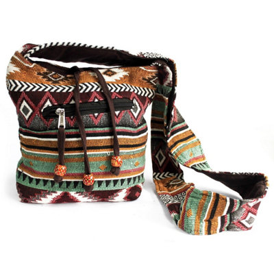 Ethnic Jacquard Sling BagStylish Travel & Casual Bag For Women from B&Q