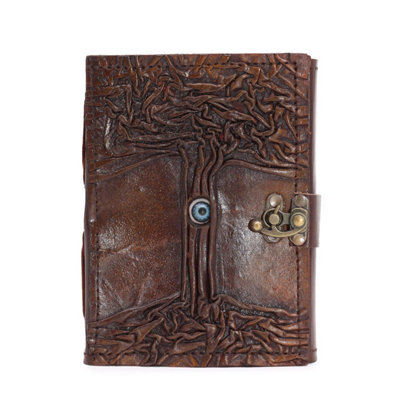 Black Tan Evil Eye Journal160 Deckle Edges17X12.5Cm from B&Q
