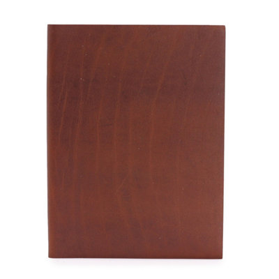 Large Dark Tan Daily Notebook100 Lined Pages20X15Cm from B&Q