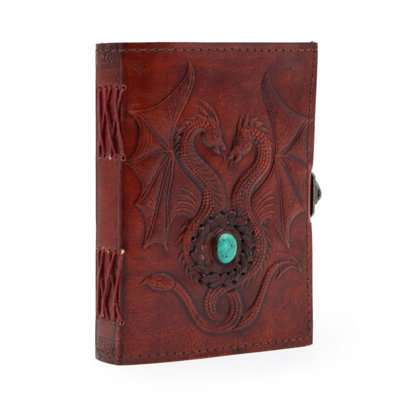 Two Dragons Esoteric NotebookAntique Grey200 Pages17.5X12.5Cm from B&Q
