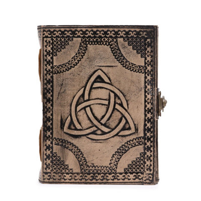 Circle Triquetra Esoteric NotebookAntique Grey200 Pages17.5X12.5Cm from B&Q