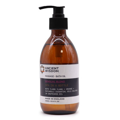 Sensual Aromatherapy Massage & Bath Oil 300MlRelax & Awaken Senses from B&Q