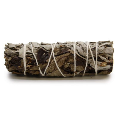 White & Black Sage Smudge Stick10Cm For Cleansing & Purification from B&Q