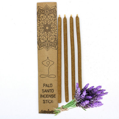 Lavender Palo Santo Incense SticksRelaxingLong-Lasting Aromatherapy from B&Q