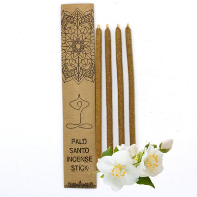 Jasmine Palo Santo Incense SticksLong-LastingUplifting Aromatherapy from B&Q