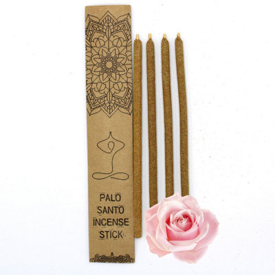 Palo Santo Large Incense SticksRomantic Floral Rose Scent For Relaxation from B&Q