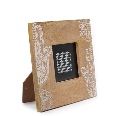 Hansa White Mango Wood Picture Frame For 10X15Cm Photos20X20X2Cm from B&Q