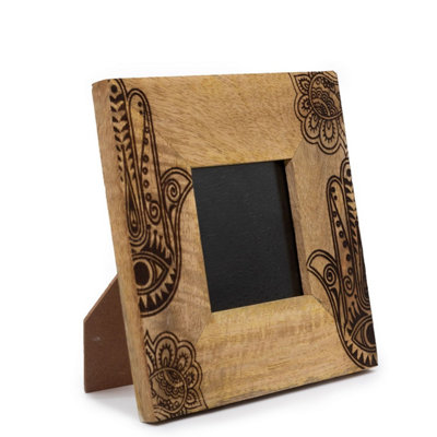 Elegant Black Mango Wood Picture Frame For 10X15Cm PhotosHansa Design from B&Q