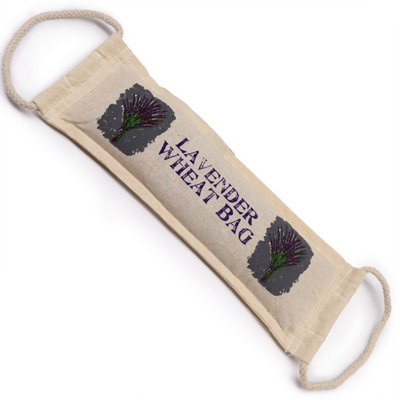 Lavender Scented Natural Cotton Wheat Bag For Relaxation & Heating from B&Q