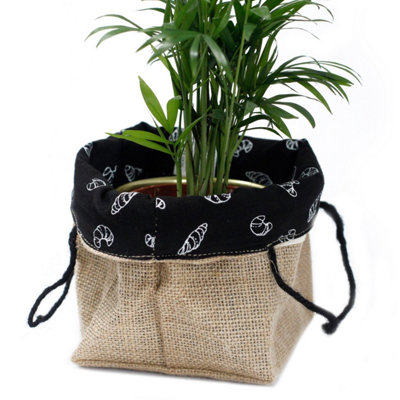  - Natural Jute Gift Bag With Cotton LiningMediumEco-Friendly