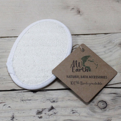 Natural Oval Loofah Body Scrub For Gentle Exfoliation & Soft Skin