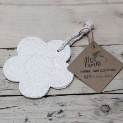  - Natural Flower-Shaped Loofah Body Scrub For Gentle Exfoliation