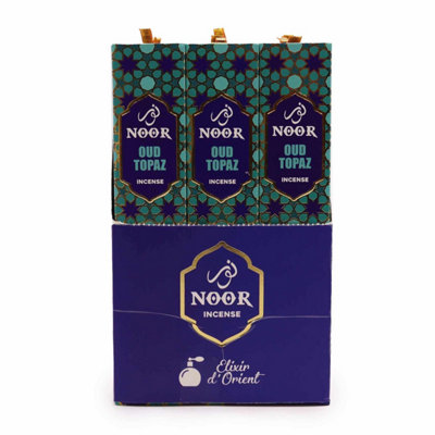 Noor Oud IncenseTopazLuxurious Oud Fragrance For Relaxation & Meditation from B&Q