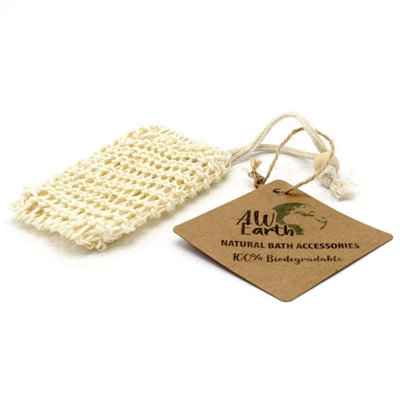  - Natural Sisal Soap BagHandcraftedDurable& Travel-Friendly