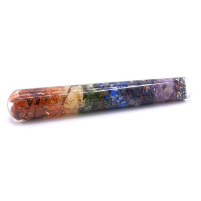 Orgonite Chakra & Copper Healing Wand 140X30mm For Energy Balance & Meditation from B&Q
