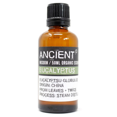  - Eucalyptus Globulus Organic Essential Oil 50Ml For Respiratory & Relief