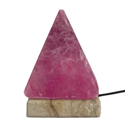Himalayan Crystal Salt Lamp With Usb9CmNegative IonsAir Purifying from B&Q