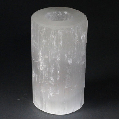 Selenite Crystal Candle Holder15CmHealing & Home Decor from B&Q