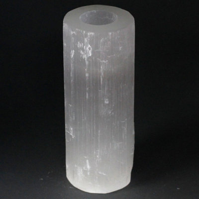 Selenite Candle Holder 20CmHealing Crystal Decor For Home from B&Q