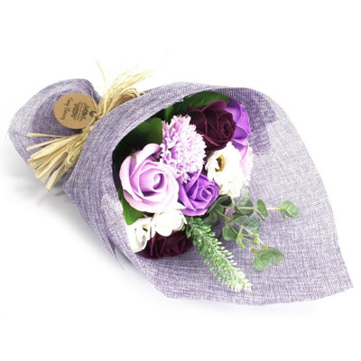 Standing Soap Flower BouquetGiftWeddingBath Decor6 Colors from B&Q