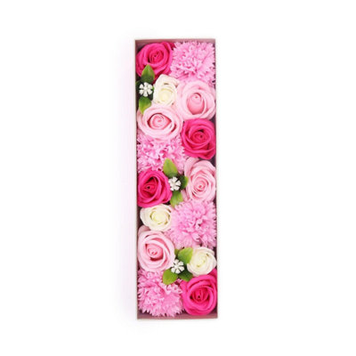  - Baby Blessings Pink Soap Flowers Gift Box For Baby Showers