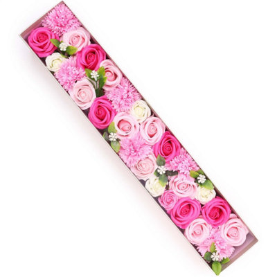  - Baby Girl Pink Soap Flowers Gift BoxBaby Blessings