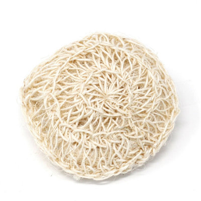  - Soft Sisal Sponge & ScrubGentle Exfoliating Cushion For Smooth Skin