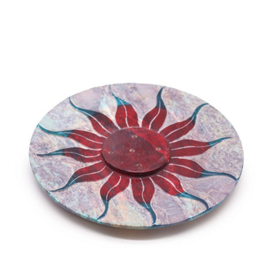 Sunflower Soapstone Incense HolderHolds 5 SticksDecorative & Secure from B&Q