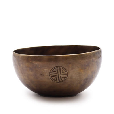 Medium Indian Moon Phase Singing Bowl15Cm750G For Meditation from B&Q