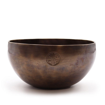 Large Indian Moon Phase Singing Bowl17CmHandcrafted850G from B&Q
