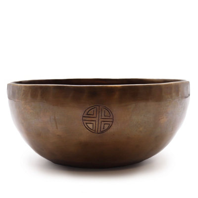 Extra Large Indian Moon Phase Singing Bowl22Cm For Meditation & Healing from B&Q