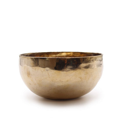 Medium Bell-Metal Singing Bowl 15Cm For Meditation & Sound Healing from B&Q