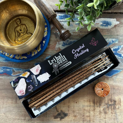  - Tribal Soul Incense & Crystal Holder For Healing & Balance