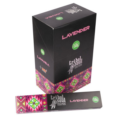 Tribal Soul Lavender Incense Sticks For Relaxation & Meditation from B&Q