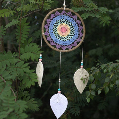 Large Handmade Bali Dream Catcher With Spirit BlessingsVegan & All-Natural from B&Q