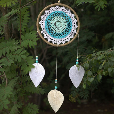 Large Turquoise Dream CatcherHandmade Bali Spirit Spiritually Blessed from B&Q