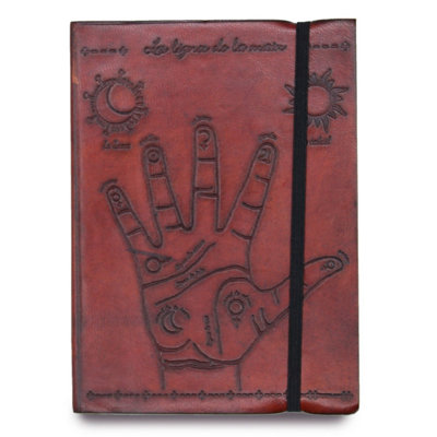 Palmistry Small Notebook With StrapPortable & Stylish Journal from B&Q