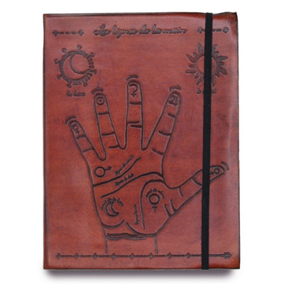 Palmistry Medium Notebook With StrapStylish Journaling & Planning from B&Q