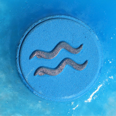 Zodiac Bath Fizzers SetAquarius To PiscesHoroscope & Crystal Fragrance from B&Q