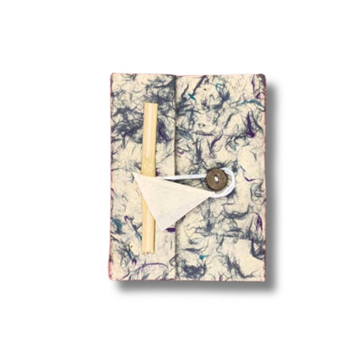 Med Lokta Blue Cotton Notebook 15X12Cm45 PagesEco-Friendly & Handmade from B&Q