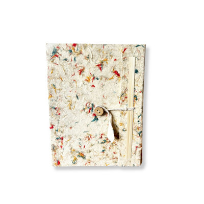 Eco-Friendly Mixed Colour Cotton Lokta Notebook 15X12Cm45 Pages from B&Q