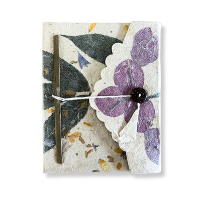 Bougainvillea Handmade Lokta Notebook 15X12Cm45 Pages from B&Q