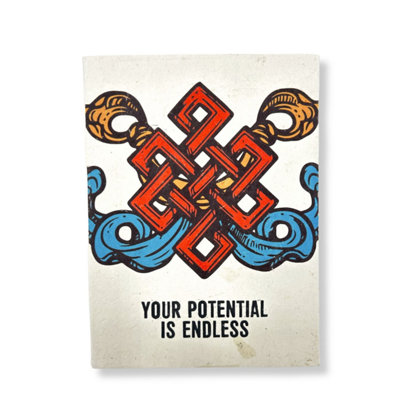 Inspiring Lokta Notebook 21X15Cm45 Pages With Bookmark from B&Q