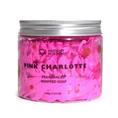  - Pink Charlotte Whipped Cream Soap 120GNourishingSoftening & Relaxing