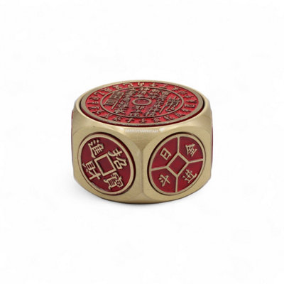 Feng Shui Fortune Red Calendar & Coin DiceAuspicious Date Selector from B&Q