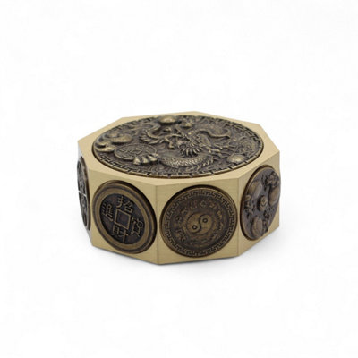 Feng Shui Lucky Cat & Dragon Spinner For Prosperity & Protection from B&Q